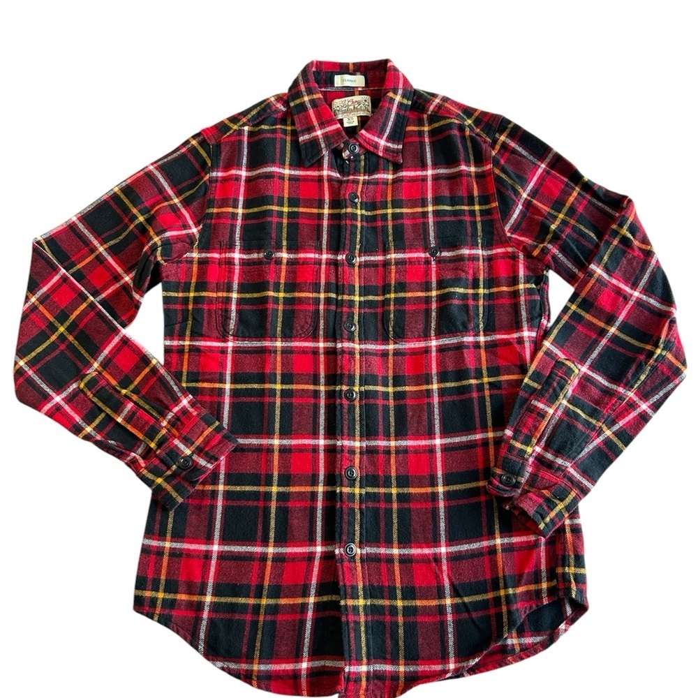 J.‎ Crew Classic Red Plaid Men's Shirt